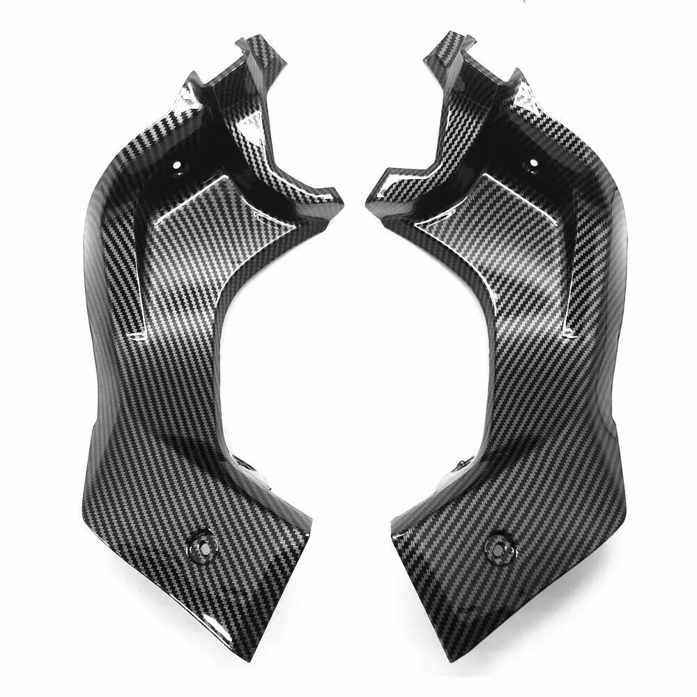 

For YAMAHA YZF R3 R25 2019 2020 Motorcycle Accessories Upper Side Air Dash Cover Fairing Hydro Dipped Carbon Fiber Finish