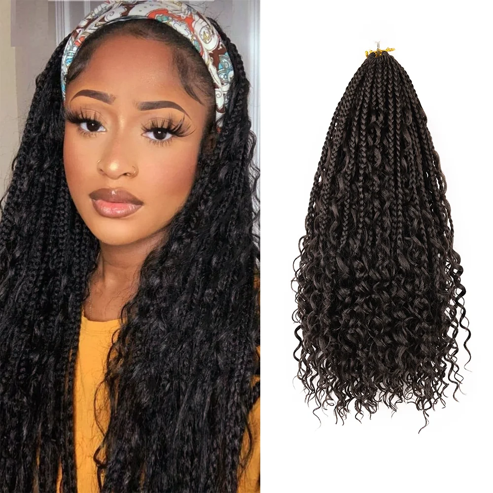 Синтетические косички для вязания крючком волос Богемные в стиле хиппи Плетение