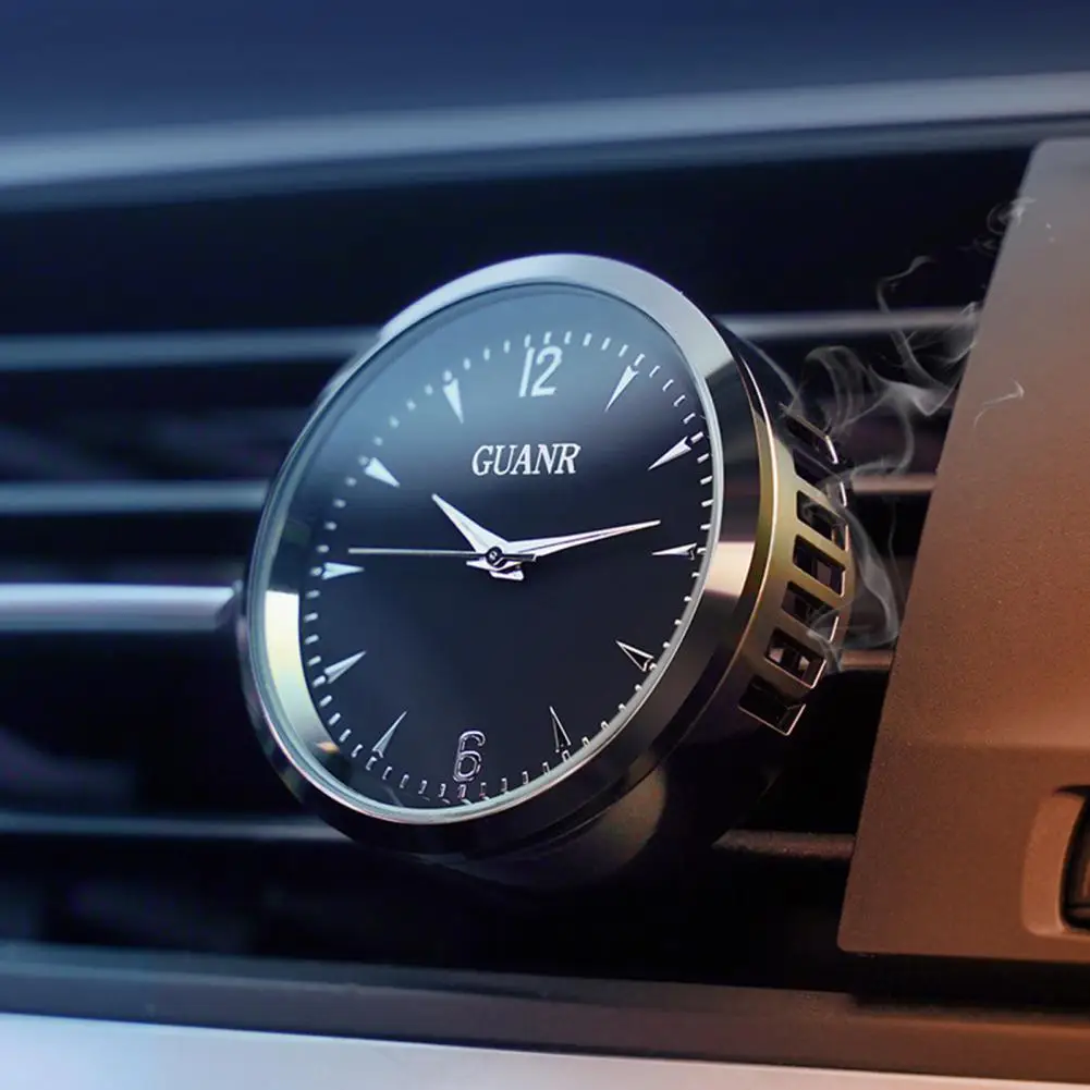 Прочный автомобильный освежитель воздуха, простой в установке, 1 комплект, зажим для вентиляционного отверстия, тонкая работа, освежитель воздуха на вентиляционное отверстие, форма часов, внутренний Декор