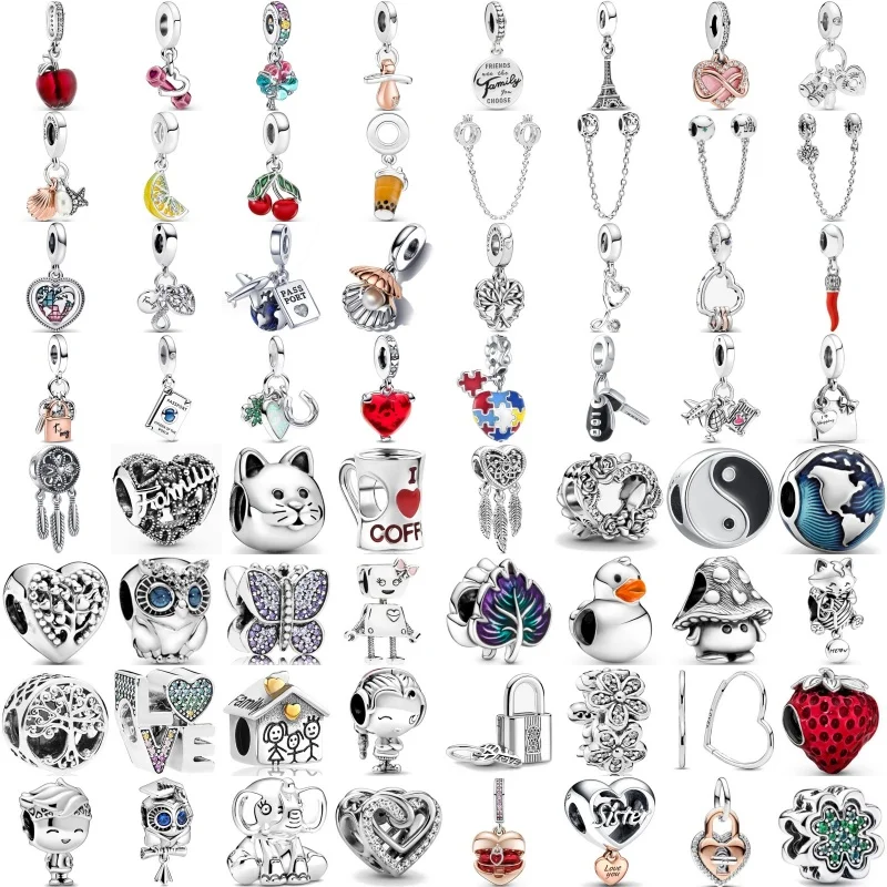 Посеребренные бусины в виде черепах