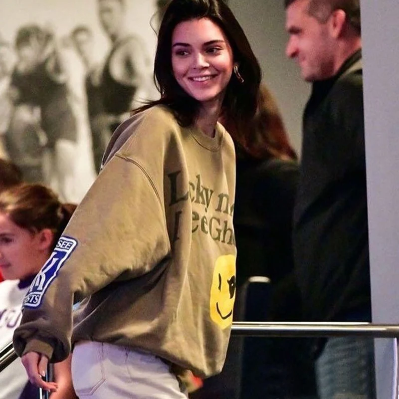 

Kanye West Fleece Sweatshirts Pollovers Oversized Kendall Jenner Hoodie Urban Streetwear Hip Hop Stranger Things Hoodies Women