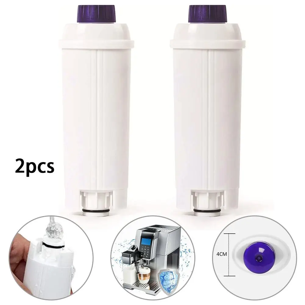 

2Pcs Coffee Machine Water Filter Replacement For Delonghi Coffee Machine DLSC002 ECAM Esam ETAM BCO EC680 EC800 Water Filter