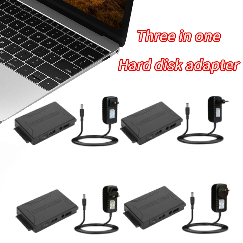

Адаптер SATA/IDE к USB 3,0, переходник для жесткого диска, кабель-конвертер для универсального 2,5/3,5 дюйма SATA и IDE HDD/2,5 дюйма SSD