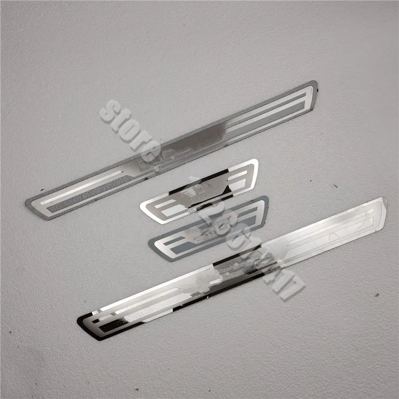 For Renault Dacia Duster 2010 -2020 car accessories Door Sill Scuff Plate Cover Trim Stainless Steel Welcome Pedal Guard