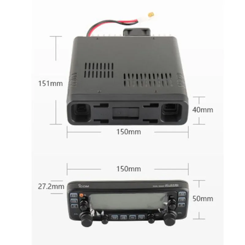 ICOM IC-2730E Dual Band Transceiver VHF/UHF Dual Band 50W FM Repeater Transceiver Car Mobile Radio Upgraded Version Of IC-2720H
