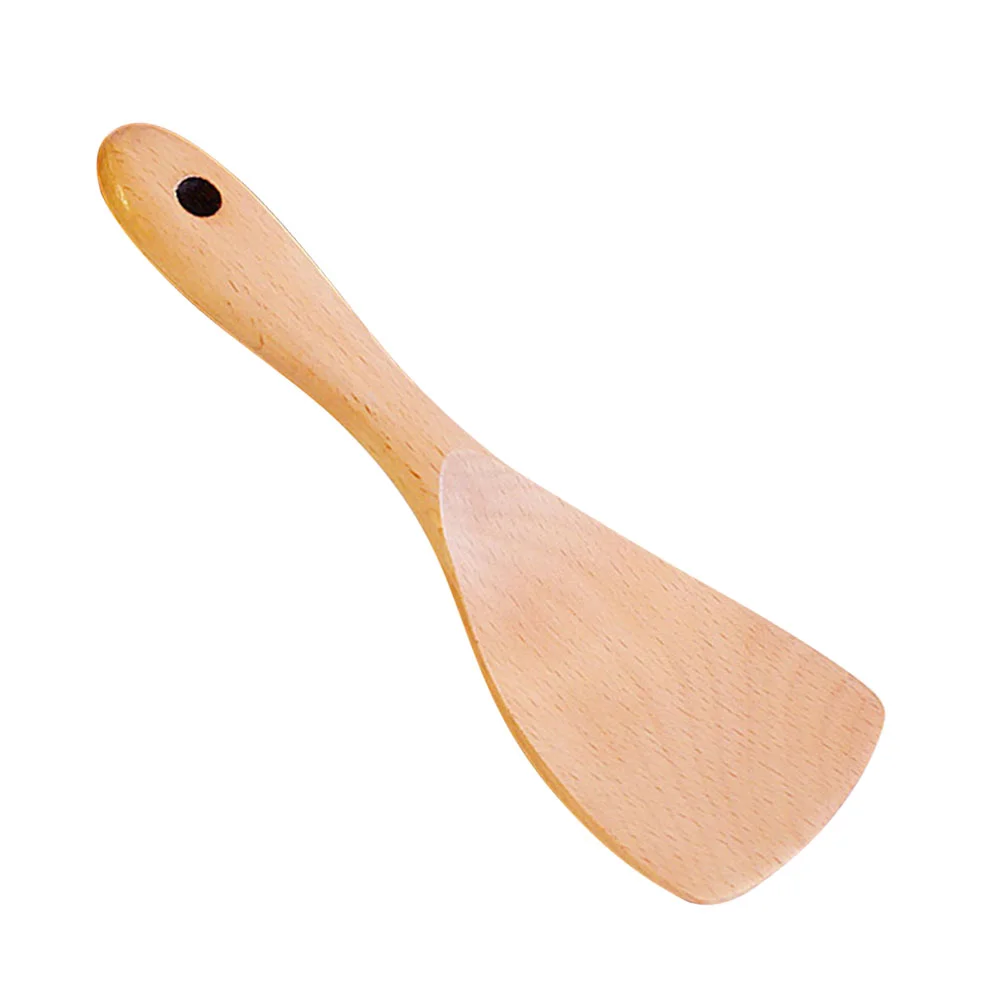 

Rice Spoon Paddle Kitchen Spatula Wooden Cooking Ladle Scoop Cooker Serving Non Stick Wood Potato Scooper Server Utensil