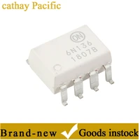 10 pieces 100 brand new 6n136m smd dip 6n137m optocoupler logic output dip 8 j integrated circuit ic chip available from stock