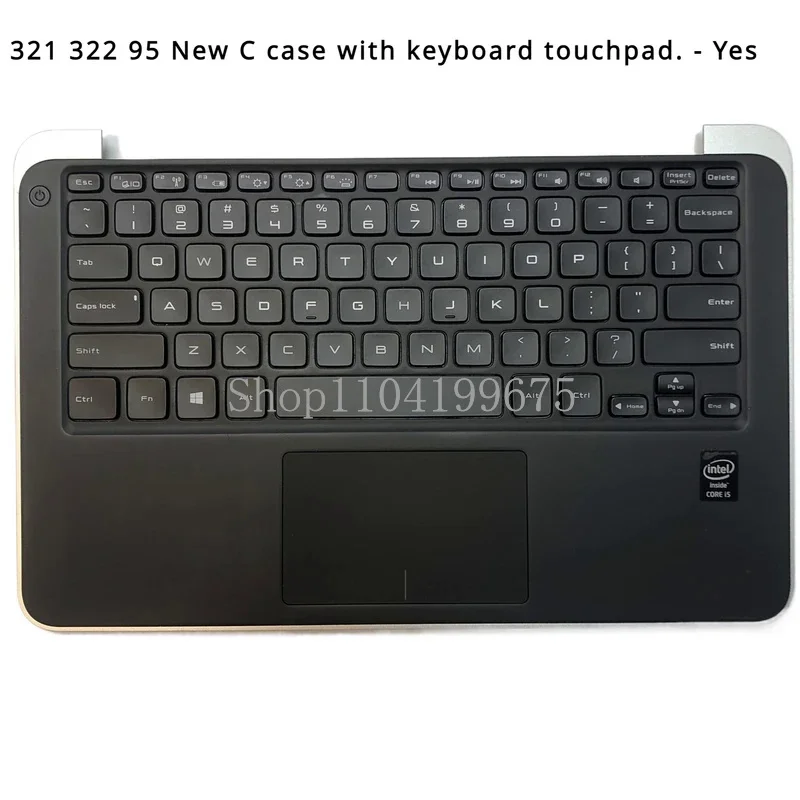 Для Dell XPS13 L321X L322X 9333 C чехол клавиатура английский с подсветкой