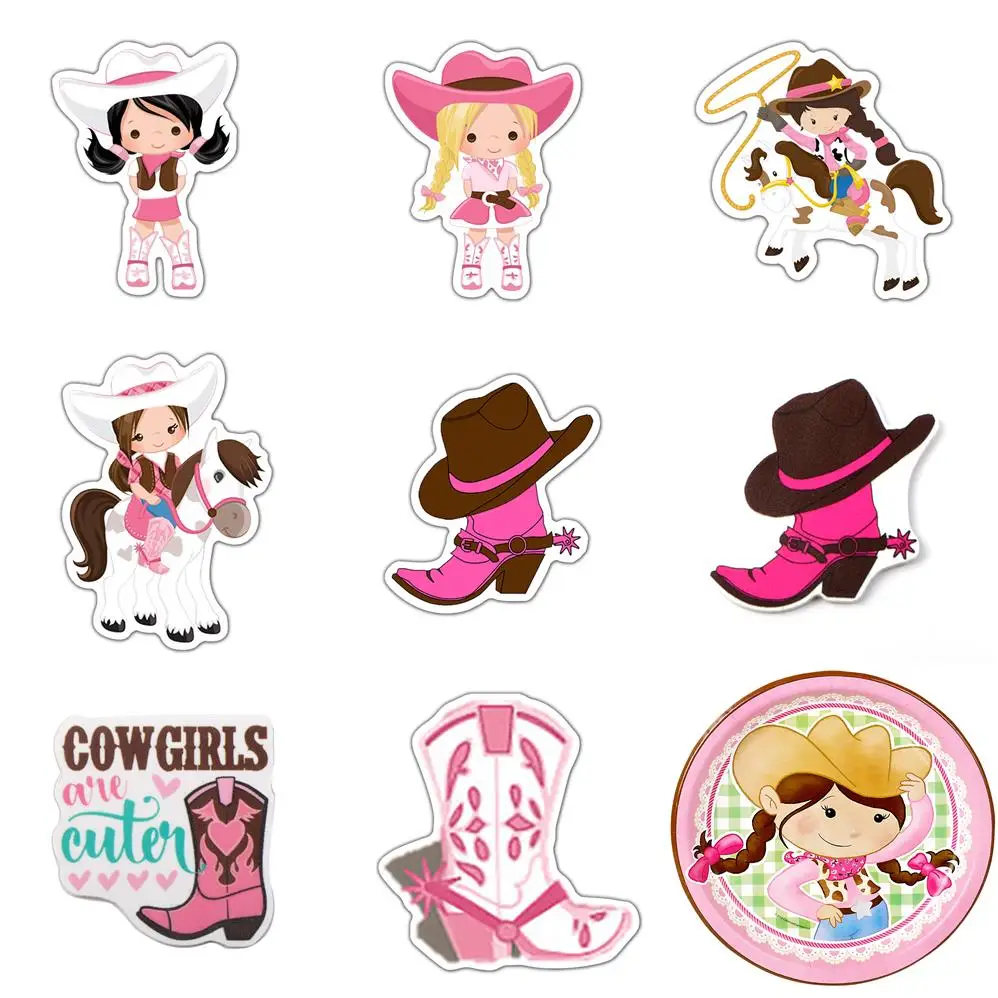 Ковбойские ковбойские каучуки с плоской задней стороной товары для рукоделия