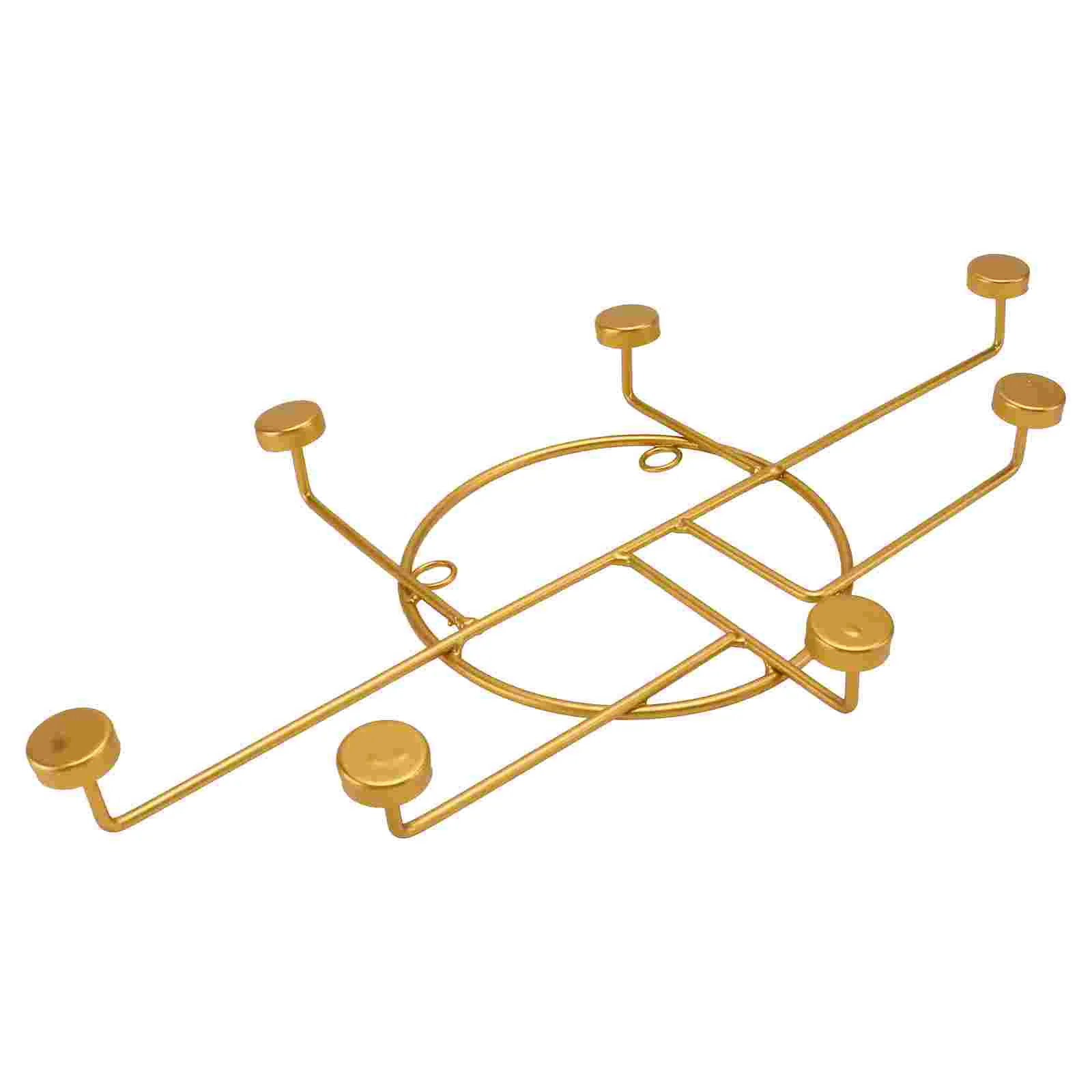 

1pc Decorative Hat Hook Clothes Hook Door Hanger Hanging Hook for Decor (Golden)