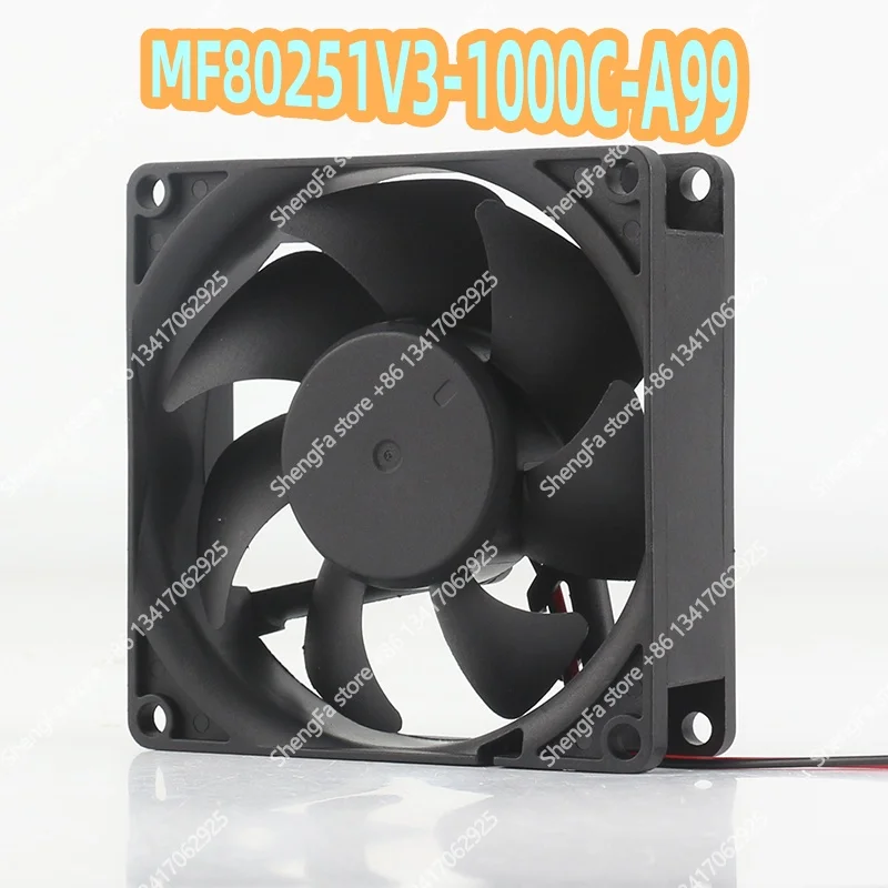 Фото MF80251V3-1000C-A99 Совершенно новый бесшумный вентилятор SUNON 8025 80X80X25MM 8CM 5V 24V 48V DC12V 0.78W №4