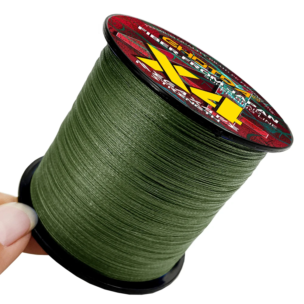

GHOTDA 4X High-density Braided Fishing Line 300m/500M Stronger Pulling Force Fishing Cord Spuer Strong 10-80LB