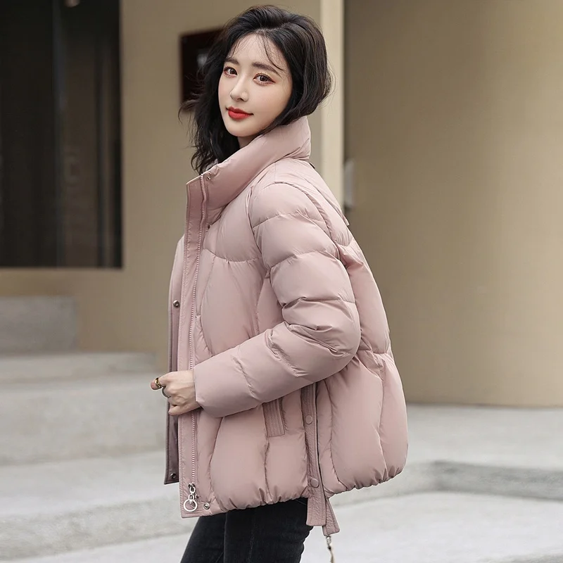 Женский пуховик Snow Flng новинка зимы 2024 маленький универсальный модный короткий с