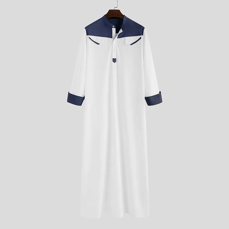 Muslim Robe Arabic Kaftan for Men Abaya Jubba Thobe Ensembles Musulmans Islam Arabe Musulman Islamic Products New Men Clothing