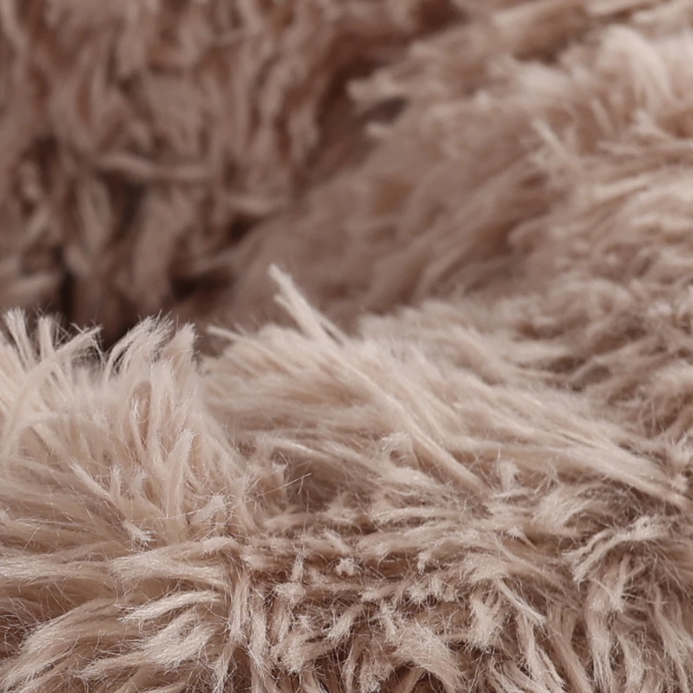 Двухцветная сращивающаяся супермягкая кровать для собак плюшевый коврик кошек