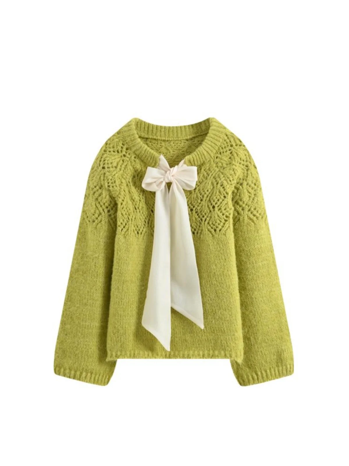 Plus Size Cara Club Plus size Long sleeve Knit sweater Women Autumn and Winter Fat Sister mm Loose Slimming Unique Beautiful Top