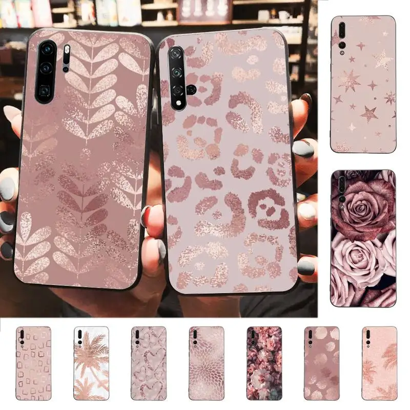 

Beautiful Rose Bling Phone Case for Huawei P30 40 20 10 8 9 lite pro plus Psmart2019