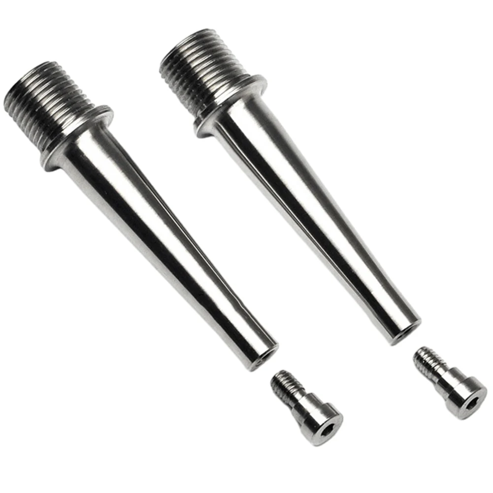 

2pcs Bicycle Pedal Spindles Hot Sale Titanium Alloy TC4/GR5 Pedal Spindle Axle For Look Mtb Road Replacement Pedal Parts