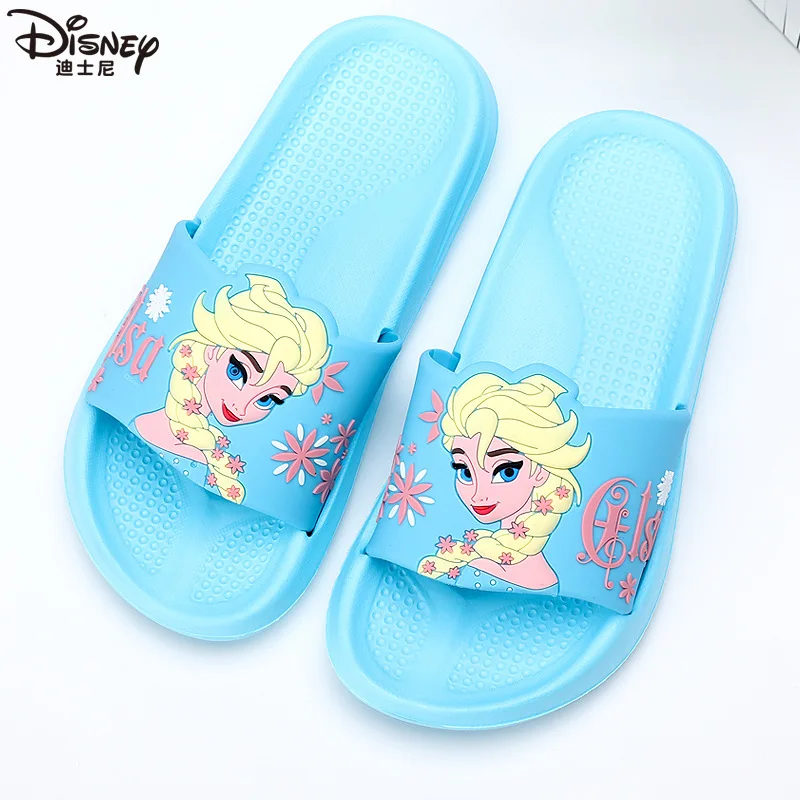 

Disney girls drag frozen elsa princess summer indoor non-slip baby home children's sandals and slippers parent-child