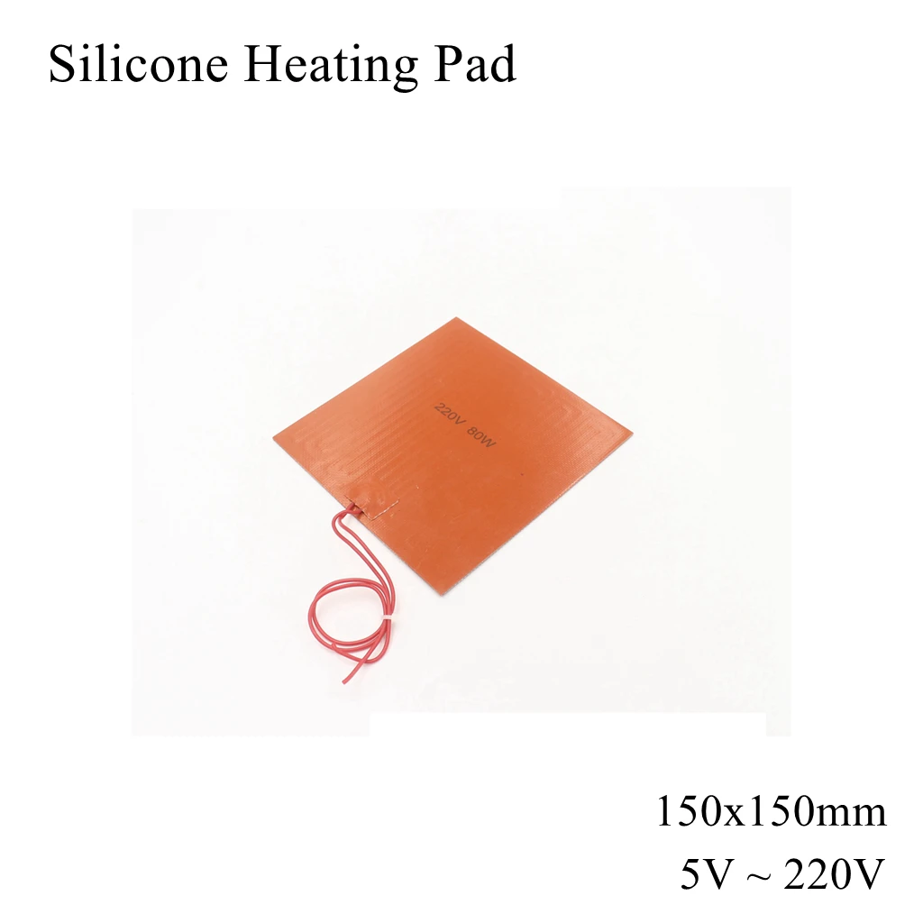 

Силиконовая нагревательная Подушка 150x150 мм, квадратный плоский резиновый нагреватель, масло, фотомат, пластина, топливная полоса, водонепро...