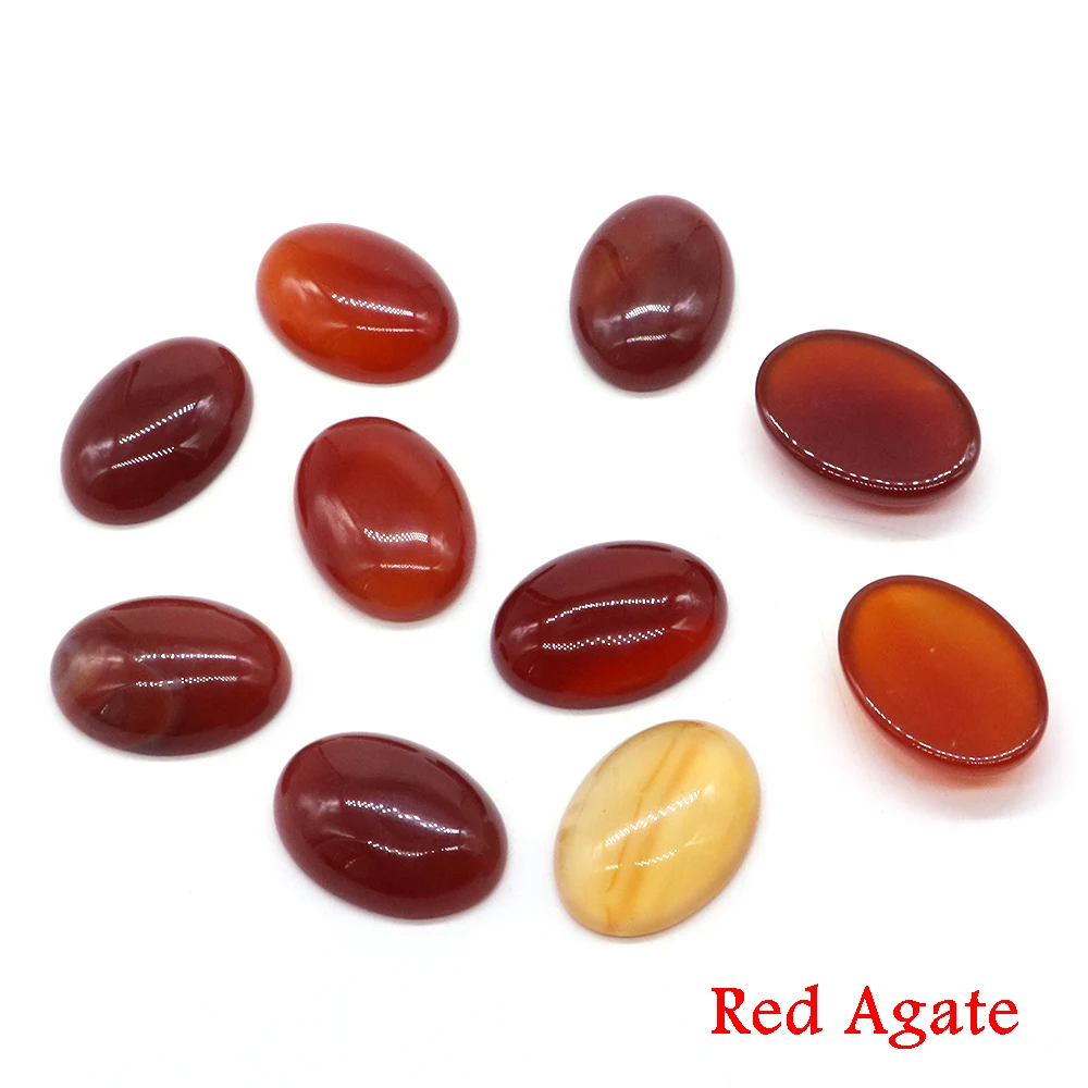 

Натуральные кристаллы кабошоны кварц 8x10 мм 5 шт.