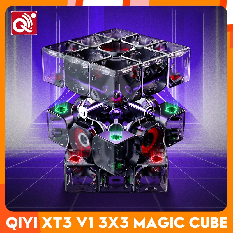 [CubeFun] QiYi XT3 V1 3x3 Магнитный УФ-волшебный скоростной куб Флагманская версия пионера