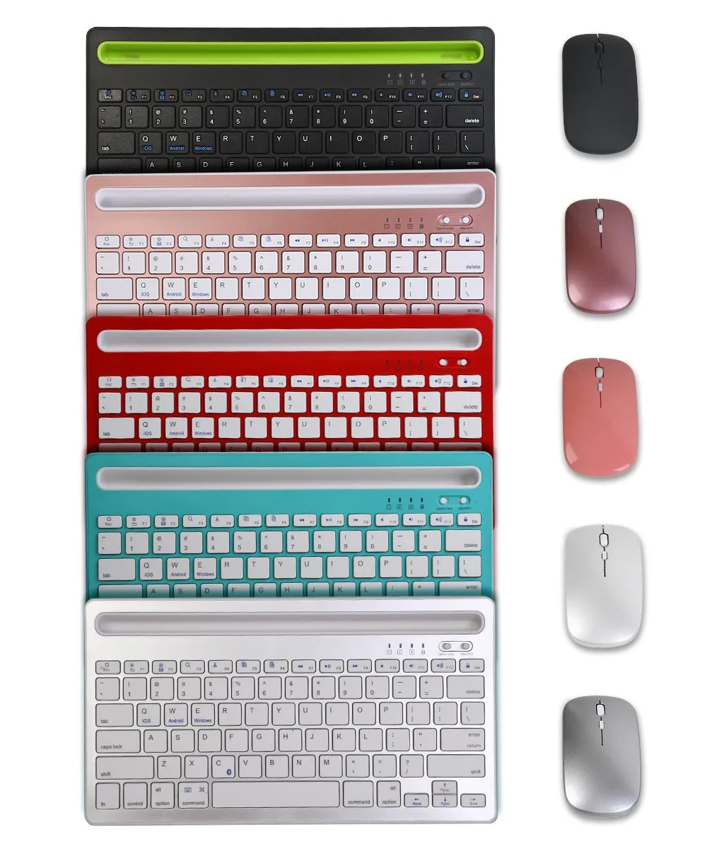 

for Iphone IPad Keyboard And Mouse, Wireless Bluetooth Keyboard Teclado For smartphone Tablet Android IOS Windows Time limited