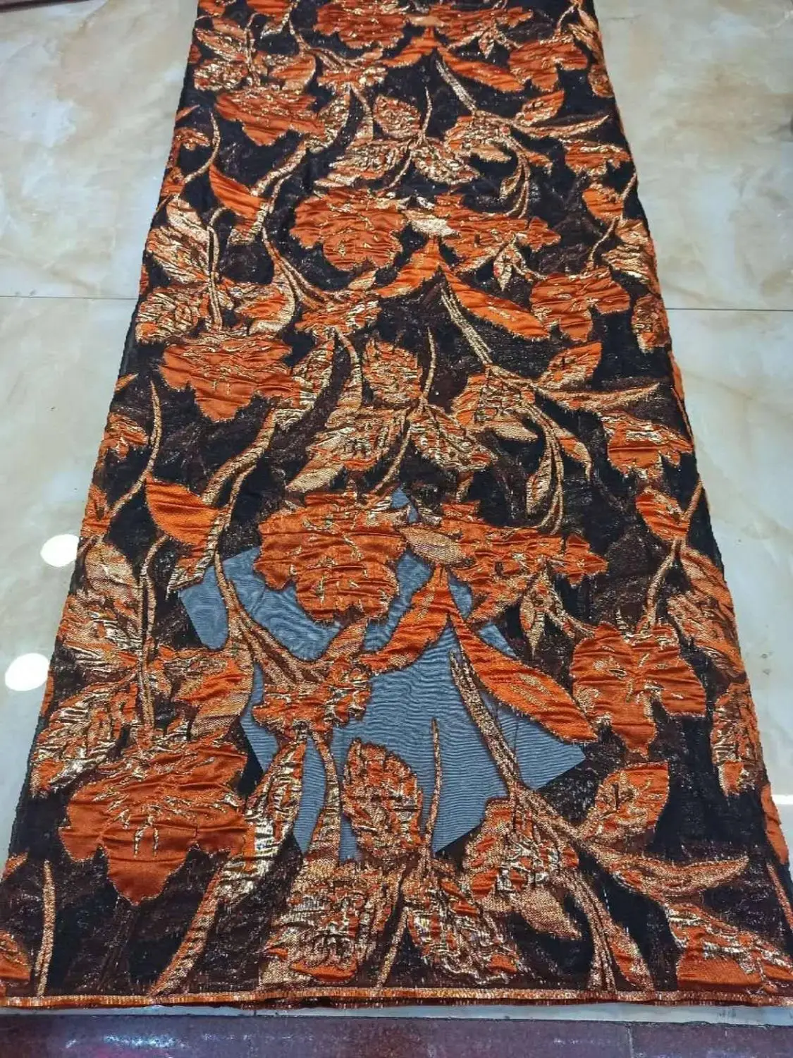 Африканская кружевная ткань высокого качества из органзы с блестками и вышивкой