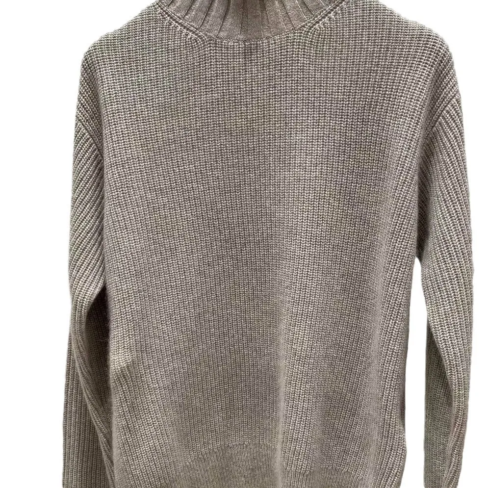 Свитер для женщин новинка 2024 осень-зима повседневный пуловер с высоким