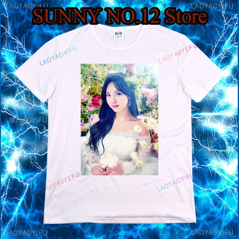 Nayeon TWICE KPOP аксессуар популярная мужская и женская футболка с короткими рукавами