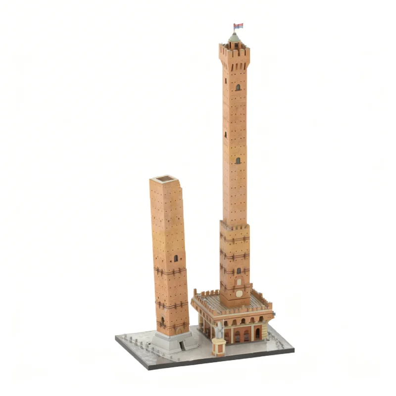 8156 деталей MOC LE DUE TORRI - BOLOGNA Архитектурная модель, строительные блоки, игрушки, рождественские подарки, 3D-конструктор, подарок на день рождения, для демонстрации. (art.: 3920dcd8eb834) - 3920dcd8eb834