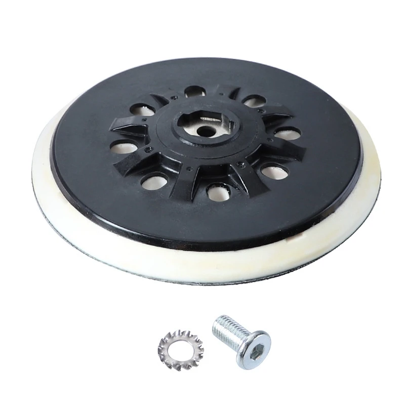 

6-дюймовый шлифовальный диск с 17 отверстиями, шлифовальный диск с пряжкой, самоклеящийся, флокирующийся, наждачная бумага, присоска, сухая м...