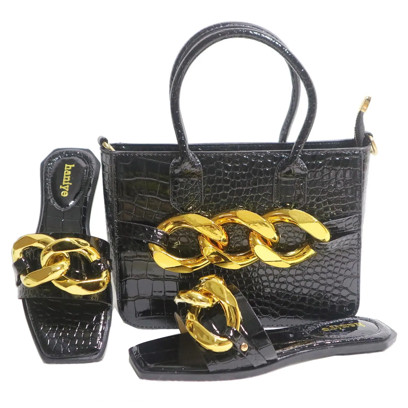 

Doershow Новая итальянская обувь с комплектом подходящих сумок итальянские африканские женские вечерние туфли и сумки наборы черного цвета женская обувь!