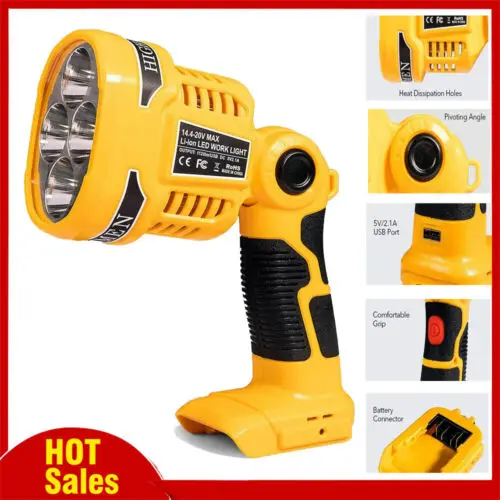 

Светодиодный фонарь Plvoting для аккумуляторов DeWalt