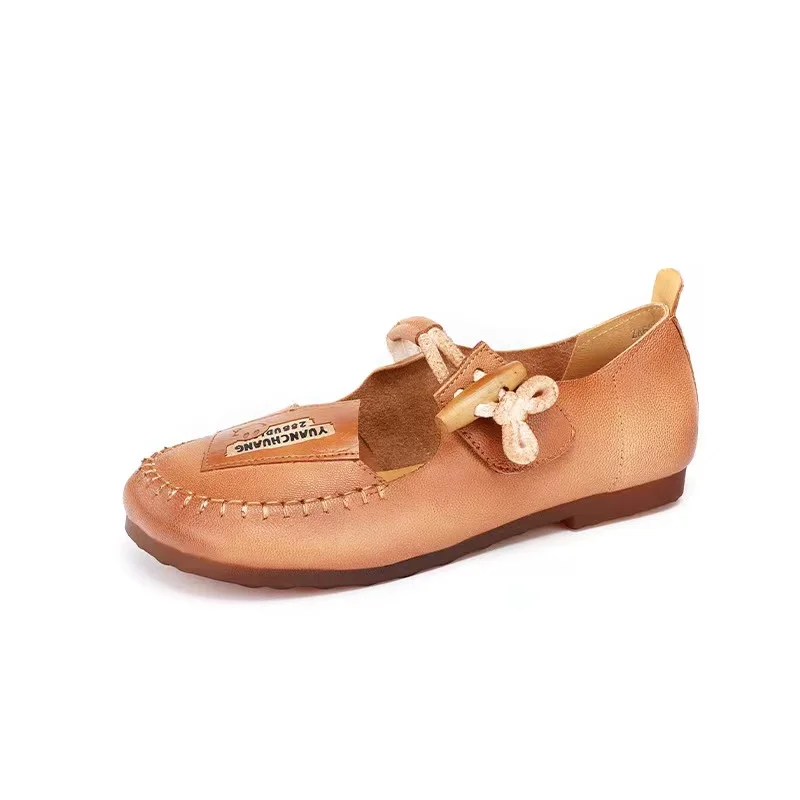 

New Four Seasons Soft Sole Handmade Retro Pump Women's Shoes