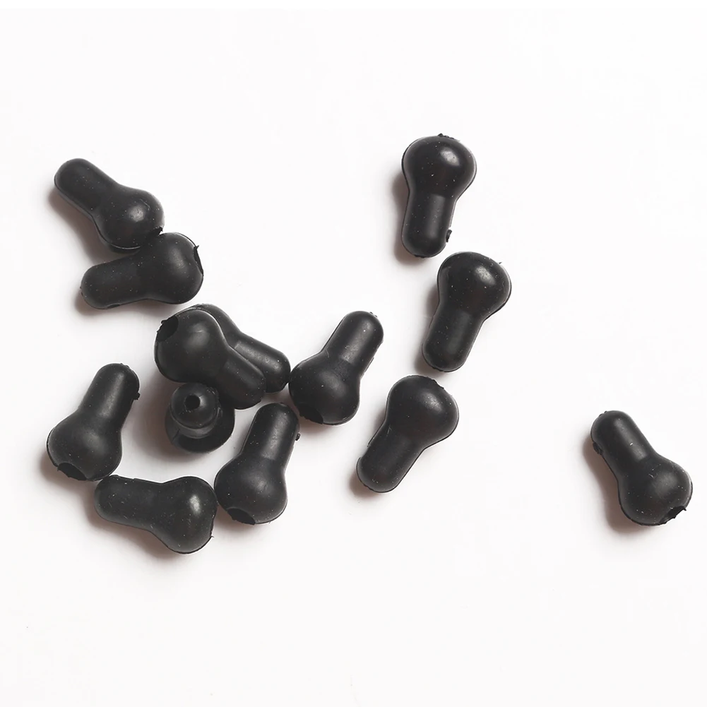 

50pcs Hook Stops Beads 1.2g 9x6mm Anti-collision Beans Chod Heli Terminal