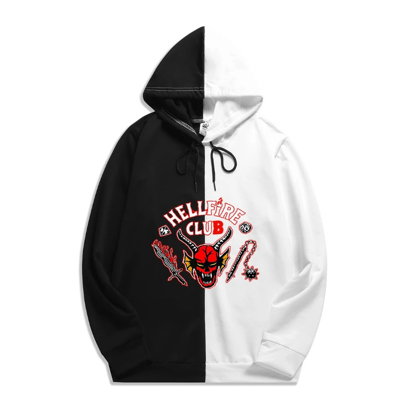 

Stranger Things Printed Anime Hoodie Autumn Hot Sale Men Casual Warm Sportswear Plus Size Harajuku Fashion Sweatshirts