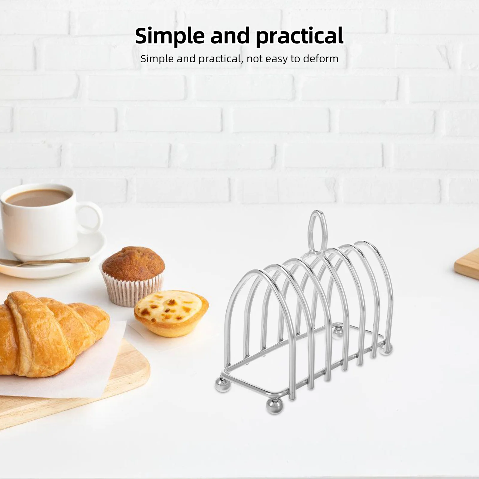Подставка для хлеба Настольная раковина тостов Сушка нарезанная ​ Держатель