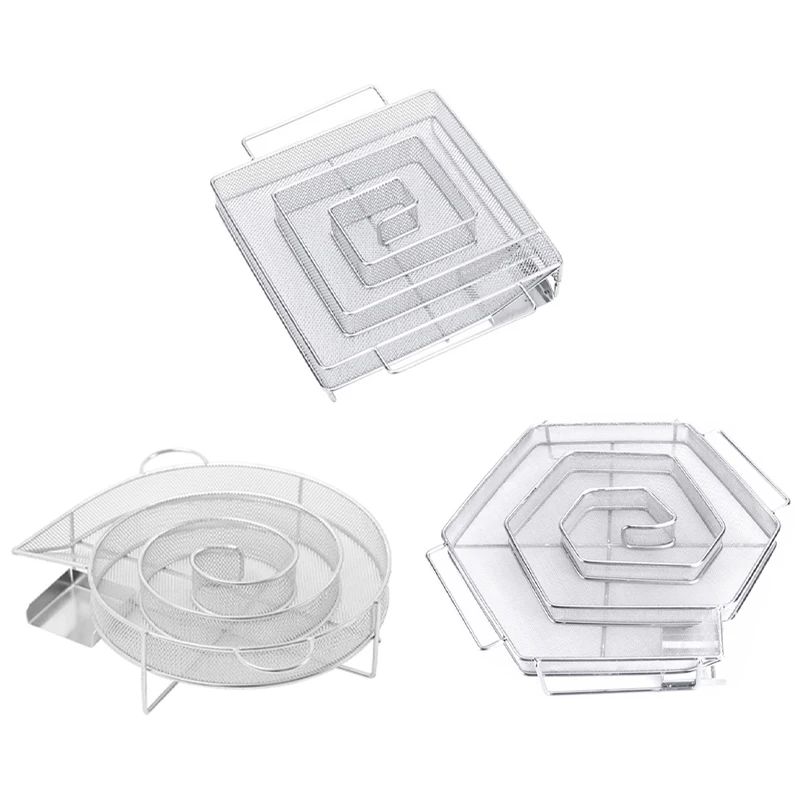 

Коробочка для барбекю, сетка из нержавеющей стали для генератора холодного дыма, аксессуары для барбекю, инструменты для приготовления сем...