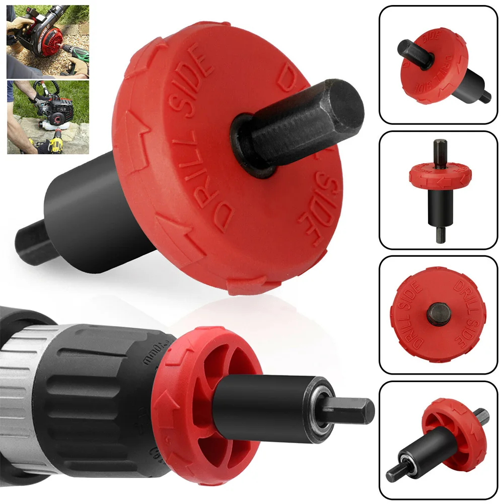 Electric Start Drill Bit Motor Mower Starter Electric Engine Drill Bit Adapter For String Trimmers Leaf Blowers Cultivators