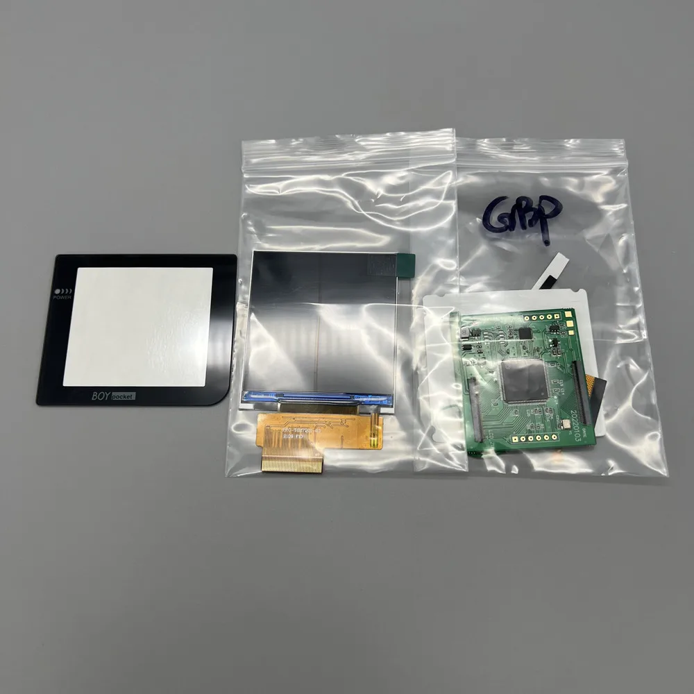 Фото Новый ЖК-экран GBP. Легко устанавливаемый оригинальный IPS-экран высокой яркости размером 2,6 дюйма подходит для Nintendo Gameboy Pocket. №2