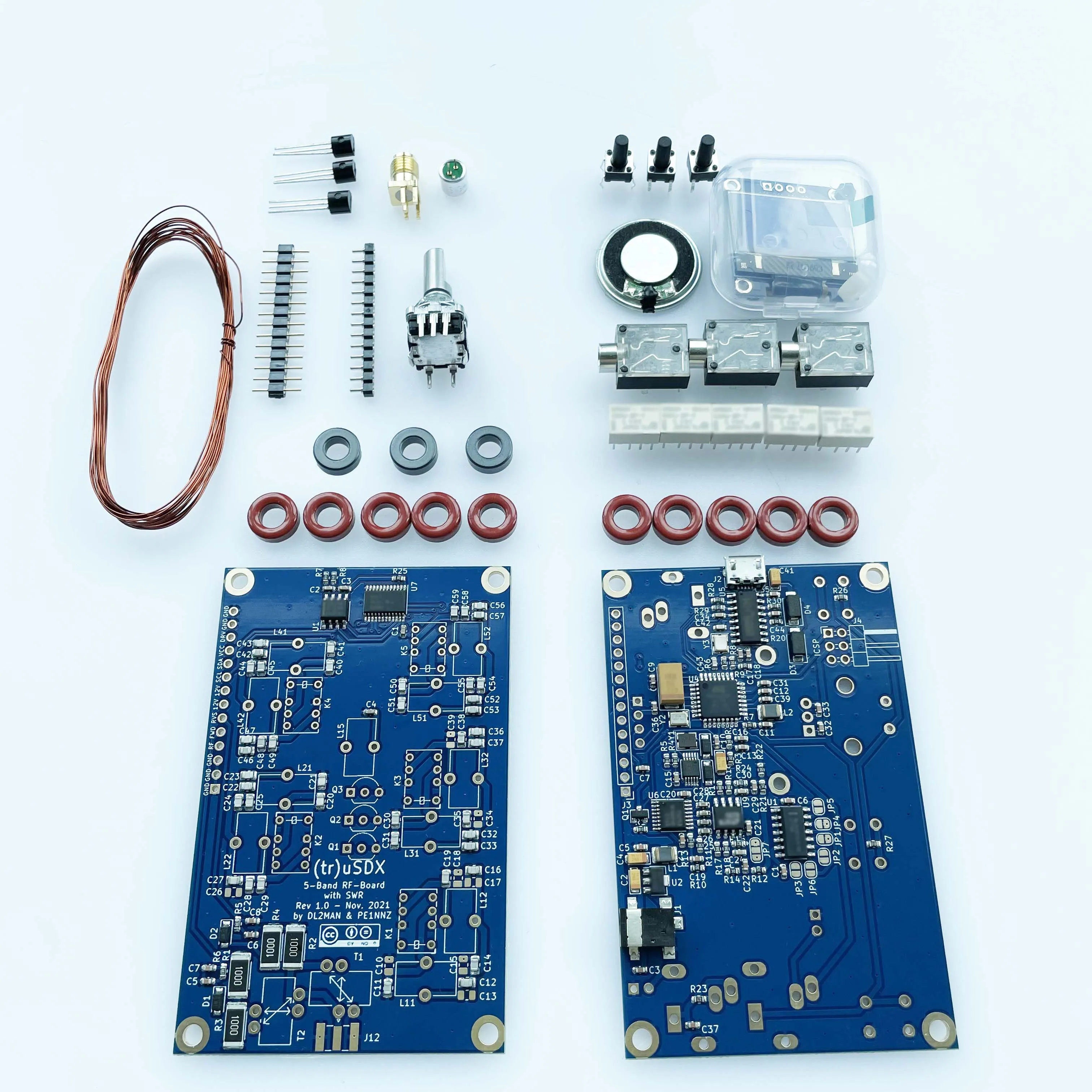 uSDR uSDX SDR HF QRP Transceiver (tr) usdx transceiver 5-band Multimode by PE1NNZ and DL2MAN |