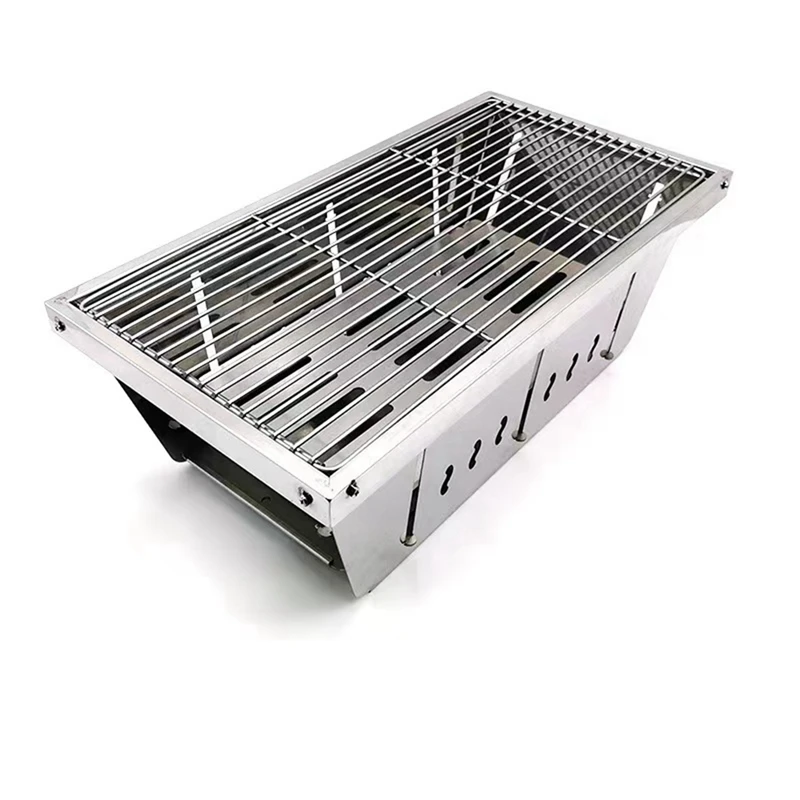 

Stainless Steel Barbecue Carbon Oven Outdoor Folding Portable Firewood Stove Charcoal Picnic Barbecue Rack Carbon Oven