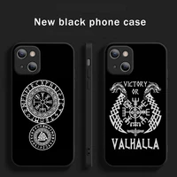 viking vegvisir odin nordic logo phone case for iphone 12 11 13 7 8 6 s plus x xs xr pro max mini shell