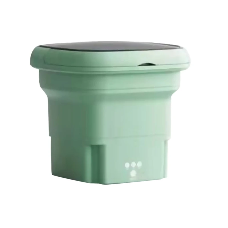

Portable Washing Machine Mini Washer Cleaning Blue Light Half Automatic Washt Socks For Apartment Travelling