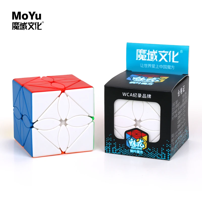 [Picube] MoYu Meilong Maple Leaf Skewb Magic cube puzzle speed cube professional magico Cube puzzles educational toys cube