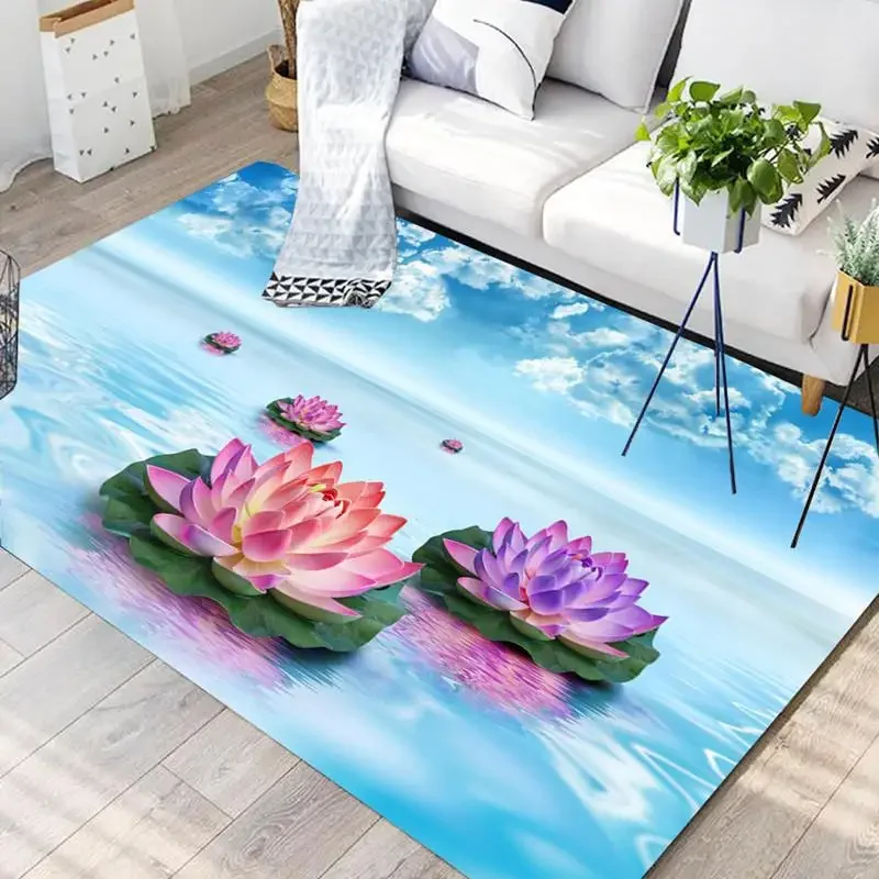 Мультяшный ковер с 3D принтом нескользящий игровой коврик для детской комнаты