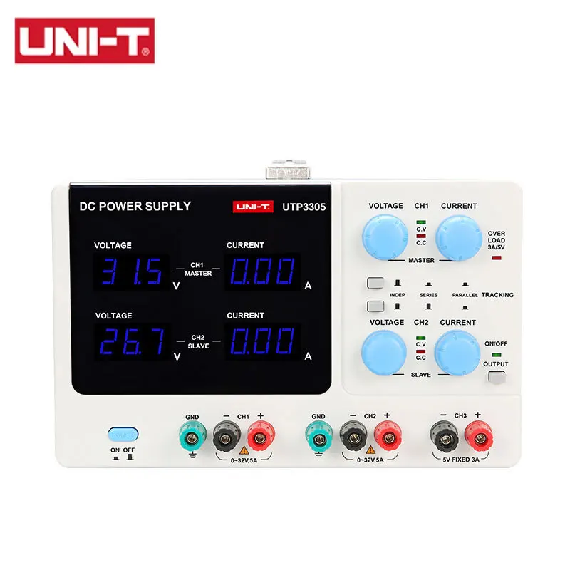 

UNI-T DC Power Supply Programmable Adjustable Digital Voltage Dual-channel Three-way Adjustable 32V 3A/5A UTP3303/UTP3305