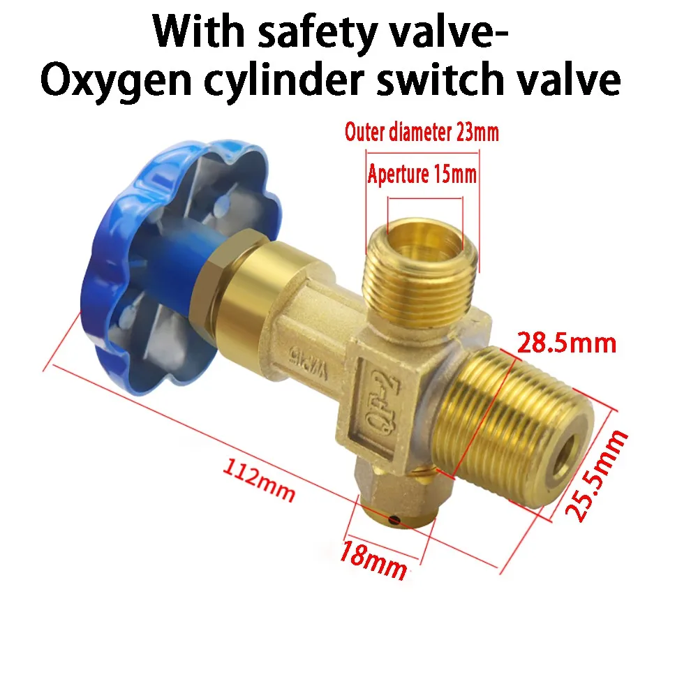 

WP-15 аргоновый цилиндр клапана переключатель размера зубьев тонкий и грубый предохранительный клапан кислородного цилиндра QF-2 национальный стандарт полностью медь hea