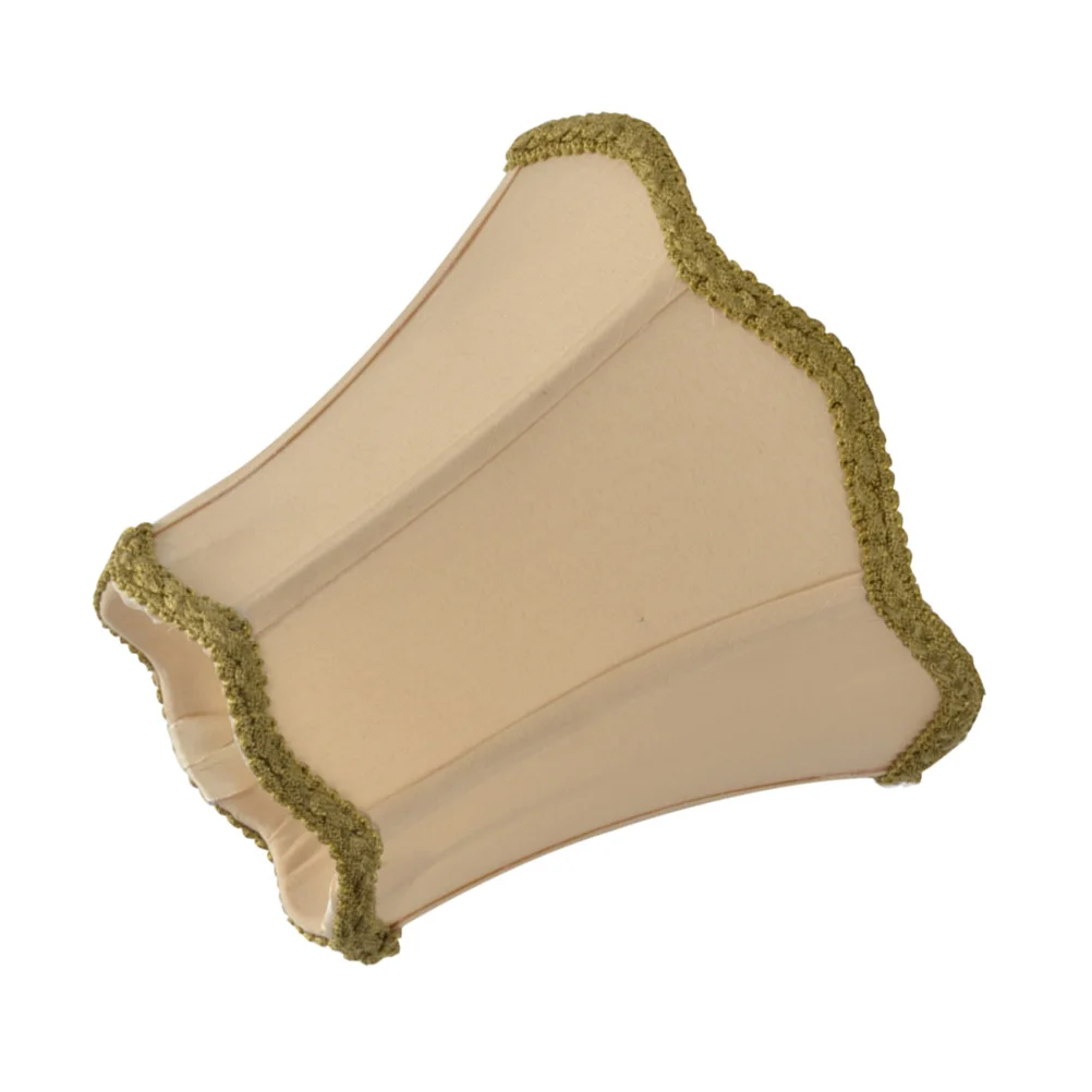 

Vintage Decor Clip Lamp Shades Table White Fabric Lampshade Drop Chandelier Bulb